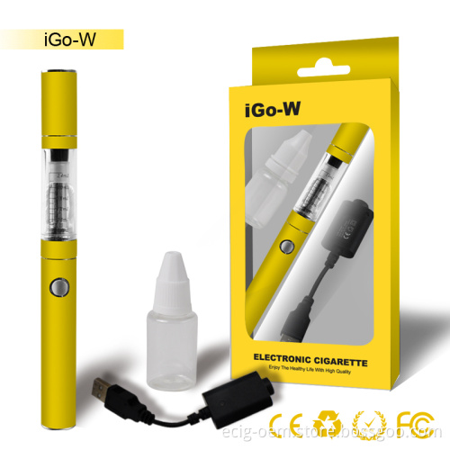 Electronic Cigarettes EGO W F1 Evod Battery Yellow Simple Packing